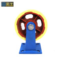 8  inch overweight flat plate rigid Iron nylon casters